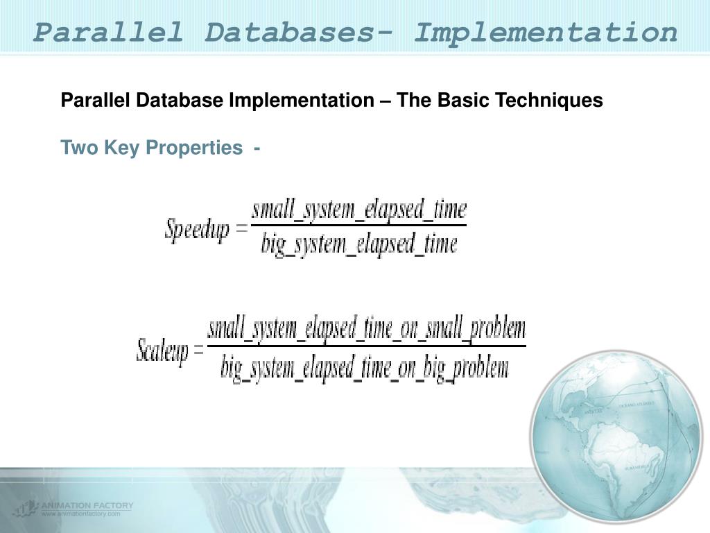 PPT Parallel Database Systems PowerPoint Presentation, free download