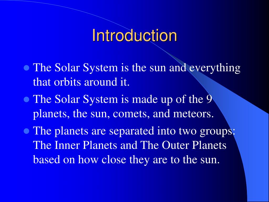 PPT The Solar System PowerPoint Presentation, free download ID39350