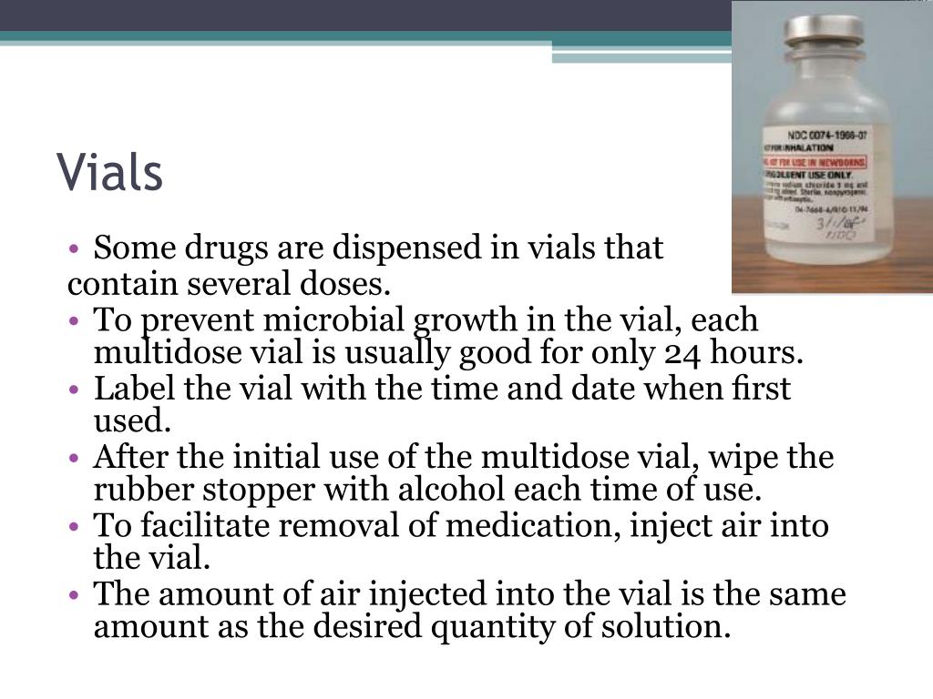 PPT Preparing Medications for Administration by Injection PowerPoint