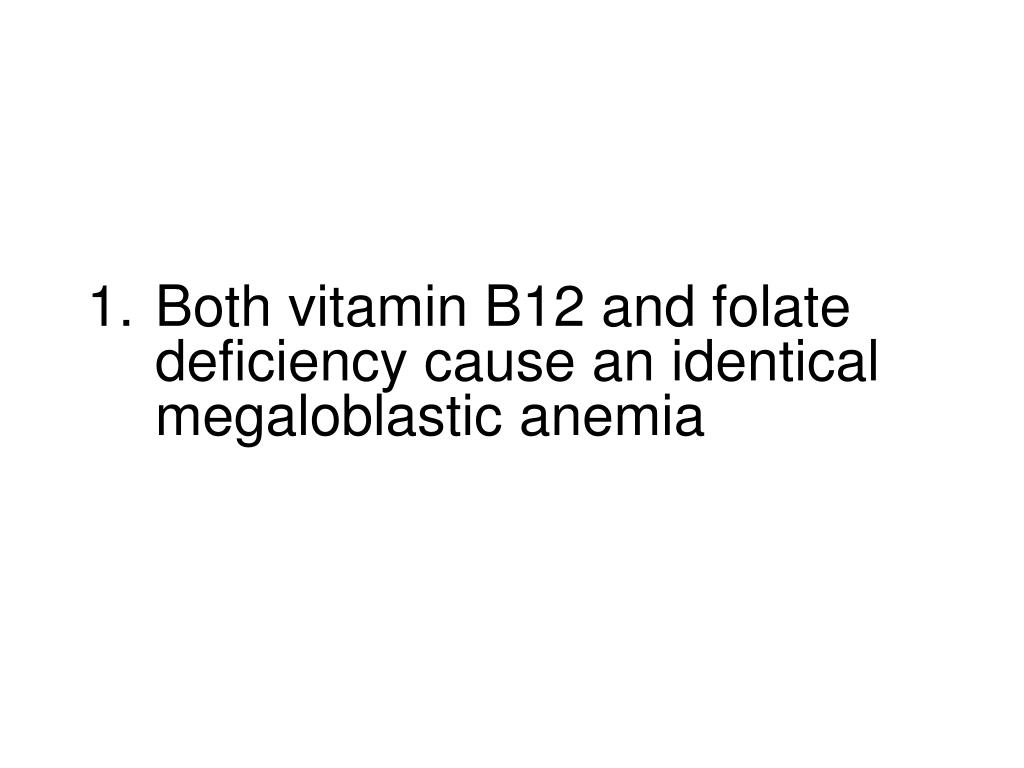 PPT Macrocytic anemia B12 & folate PowerPoint Presentation, free