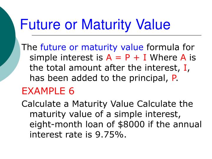 PPT Section 10.1 Simple Interest PowerPoint Presentation ID397016