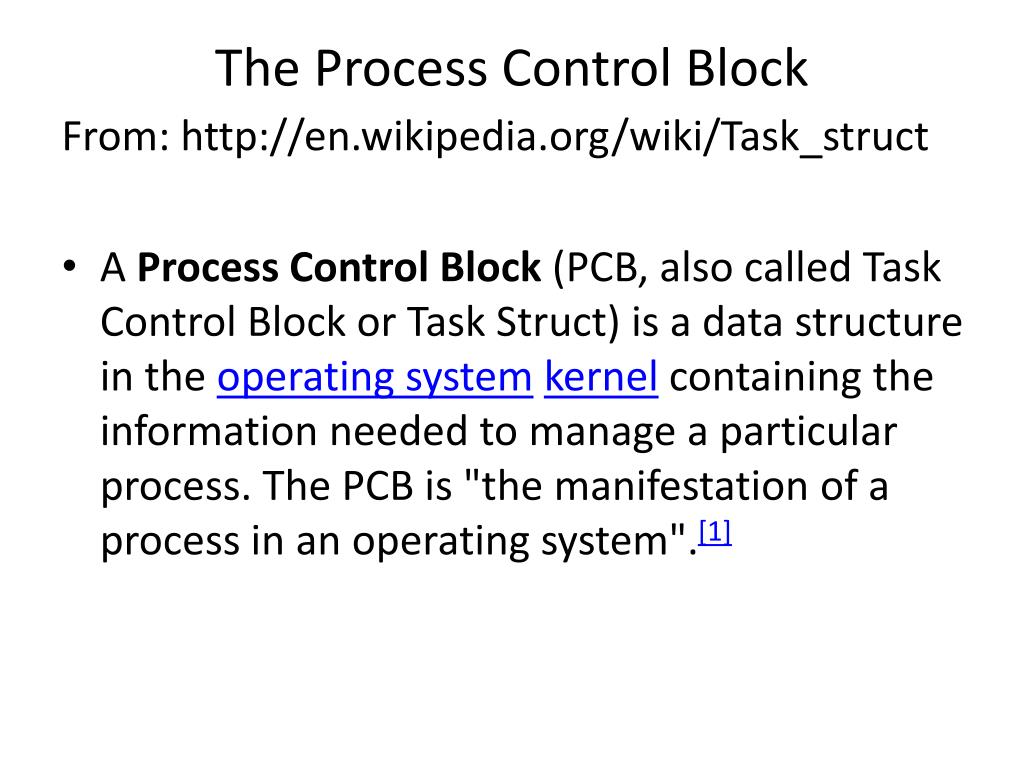 Process Control Block Ppt Bestive