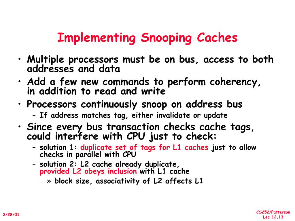 PPT CS162 Computer Architecture Lecture 15 Symmetric Multiprocessor