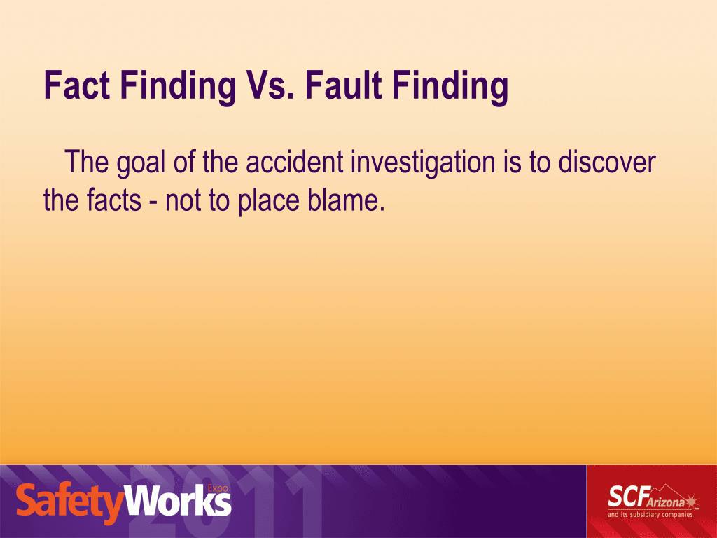 PPT Accident Investigation Recognize & Investigate PowerPoint