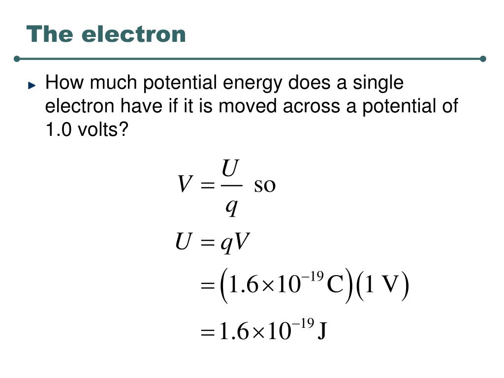 PPT Electric Potential PowerPoint Presentation, free download ID398737