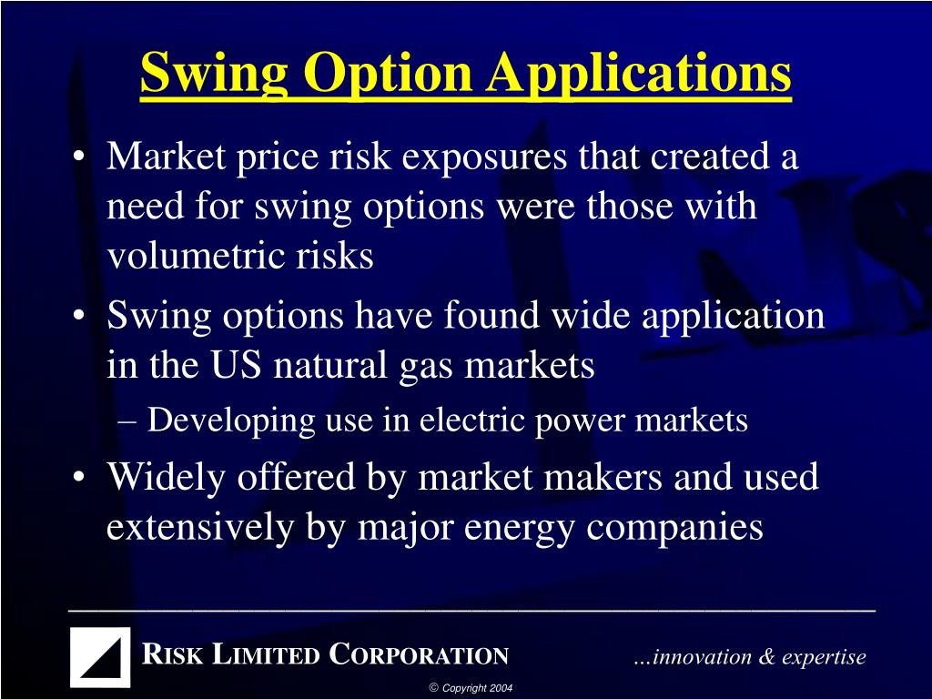 PPT Swing Options Structure & Pricing PowerPoint Presentation ID398832