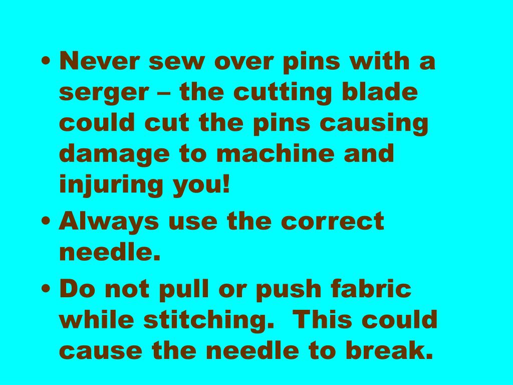 PPT Sewing Lab Safety PowerPoint Presentation, free download ID399926