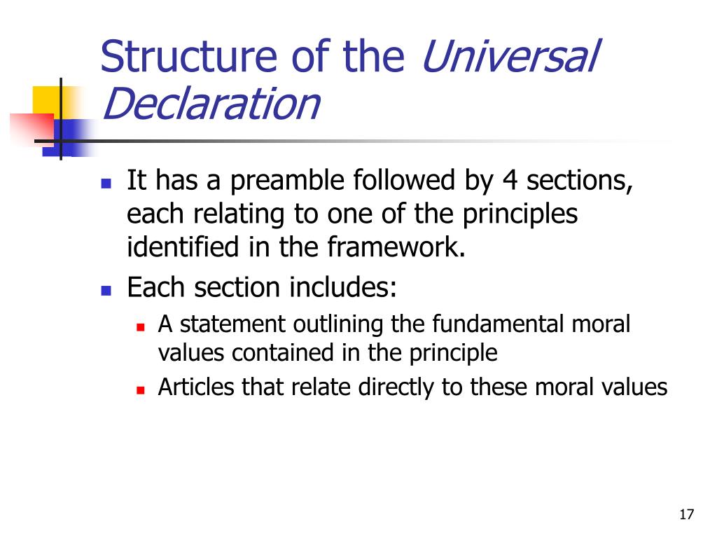 PPT Developing a Universal Declaration of Ethical Principles for