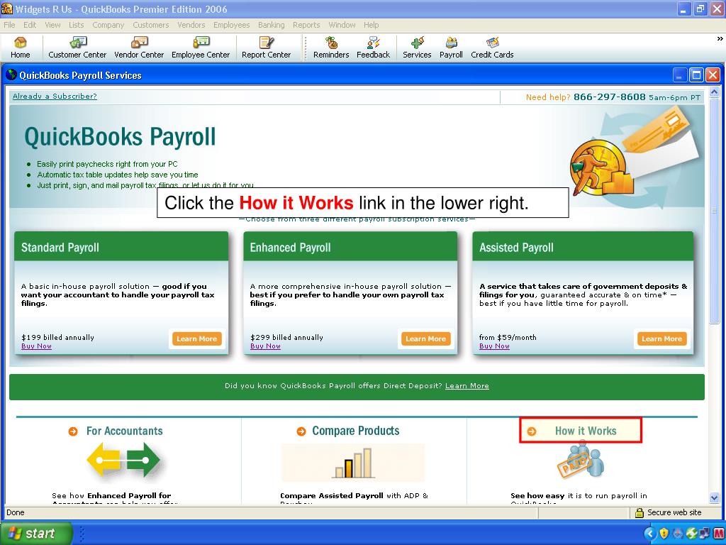 PPT QuickBooks Payroll Processing Tutorial PowerPoint Presentation