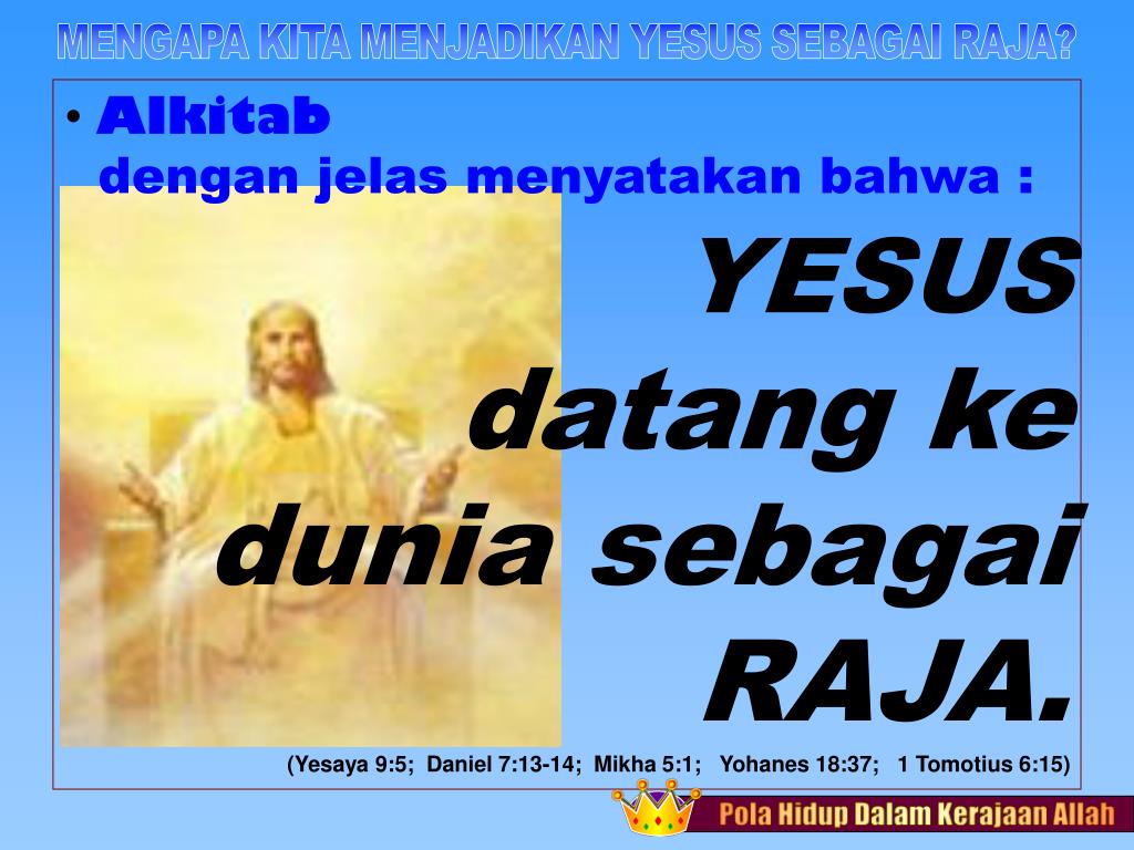 PPT POLA HIDUP KERAJAAN ALLAH PowerPoint Presentation, free download