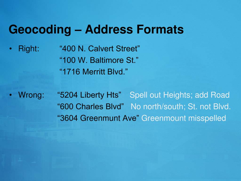 PPT An Introduction to The Baltimore Neighborhood Indicators Alliance
