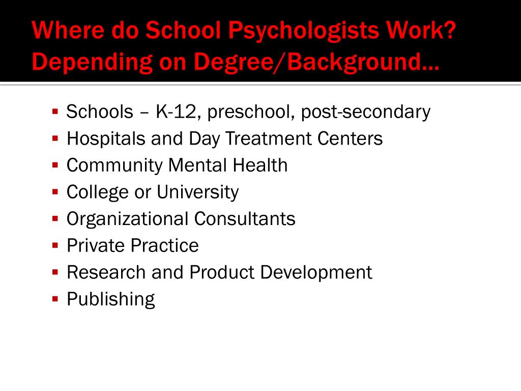 PPT School Psychology Division 16 of APA PowerPoint Presentation
