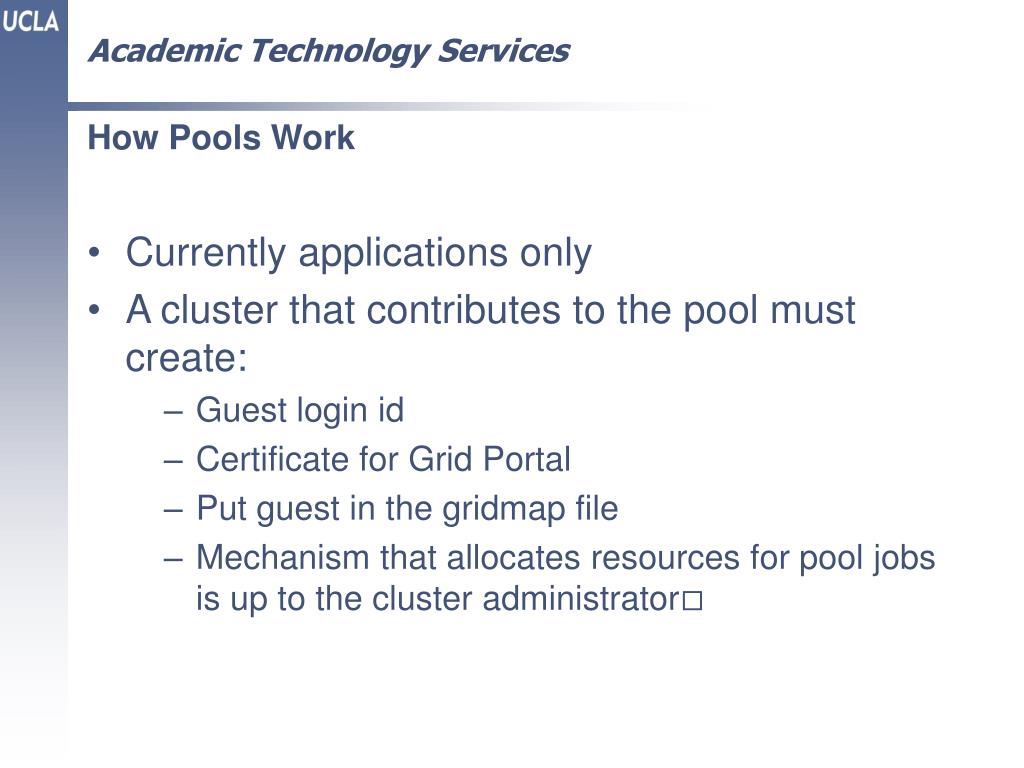 PPT The UCLA Grid Portal Campus Grids and the UC Grid PowerPoint