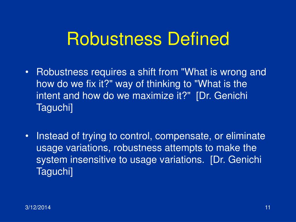 PPT Design For Robustness PowerPoint Presentation, free download ID403721