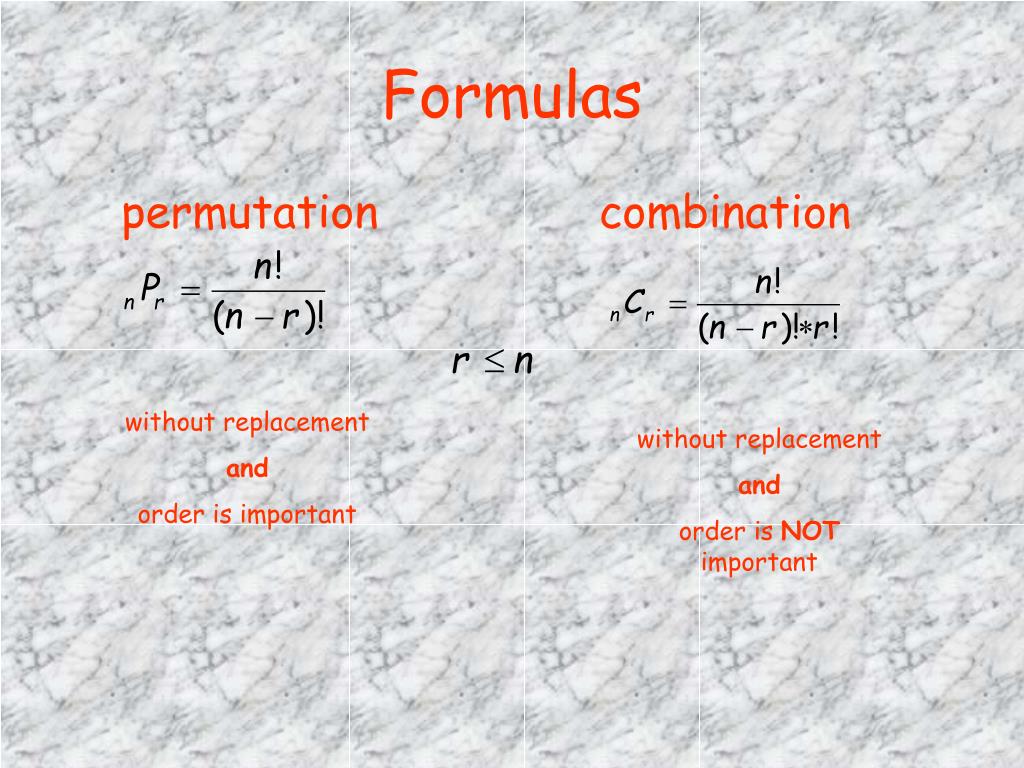 PPT Permutations and Combinations PowerPoint Presentation, free