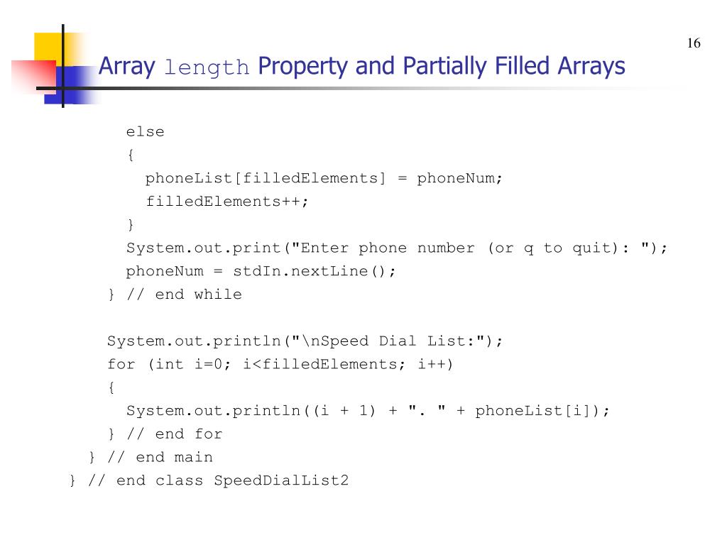 PPT Chapter 10 Arrays and ArrayList s PowerPoint Presentation, free