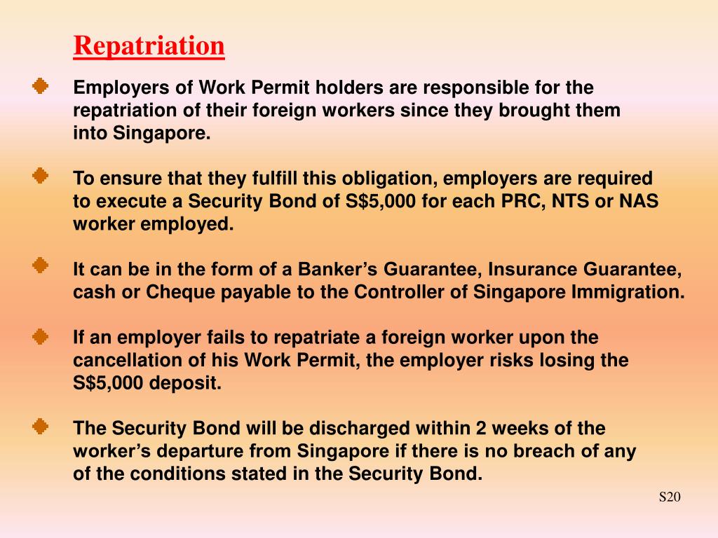 Insurance Guarantee For Foreign Worker