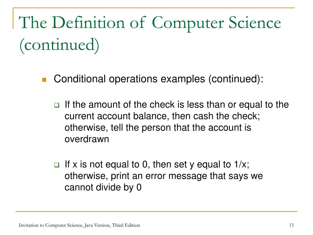 PPT Chapter 1 An Introduction to Computer Science PowerPoint
