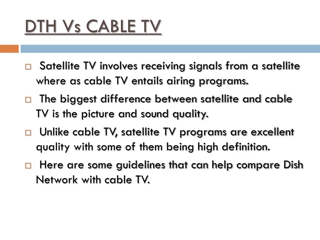PPT DTH PowerPoint Presentation, free download ID407417