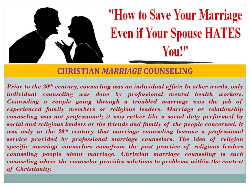 PPT CHRISTIAN MARRIAGE COUNSELING PowerPoint Presentation, free