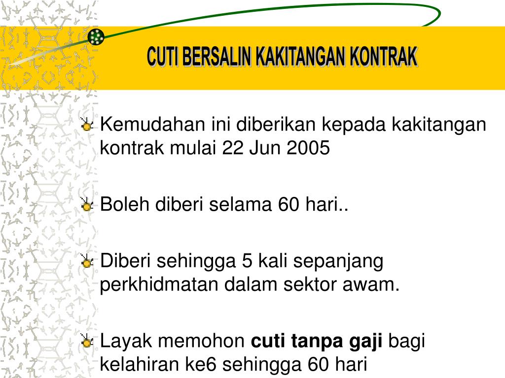 Kelayakan Cuti Tanpa Gaji Penjawat Awam Calameo Test Kelayakan cuti