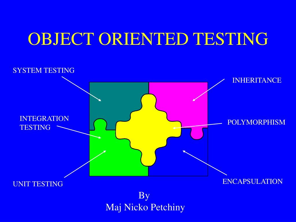 PPT OBJECT ORIENTED TESTING PowerPoint Presentation, free download