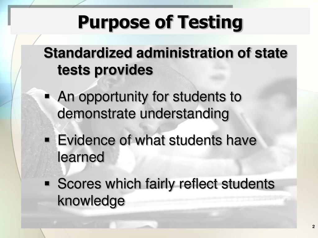 PPT Standard Test Administration Testing Ethics PowerPoint