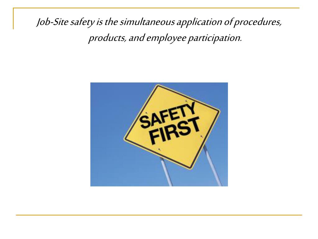 PPT JobSite Safety 101 PowerPoint Presentation, free download ID
