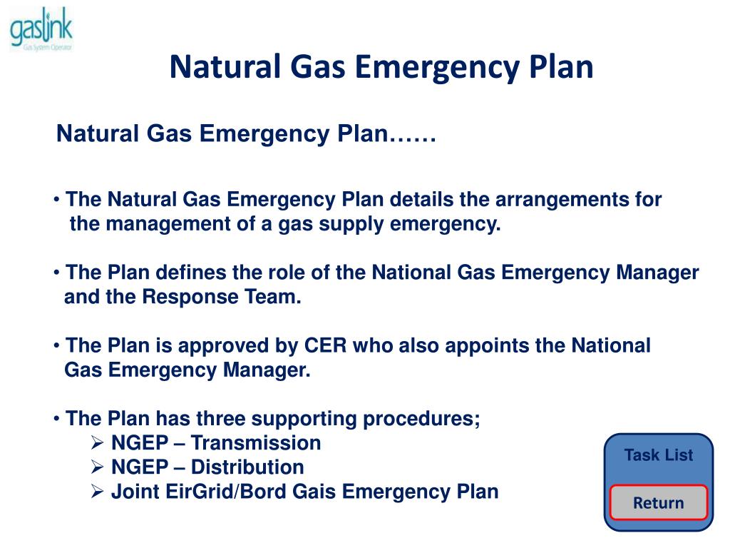 PPT Natural Gas Emergency Plan PowerPoint Presentation, free download