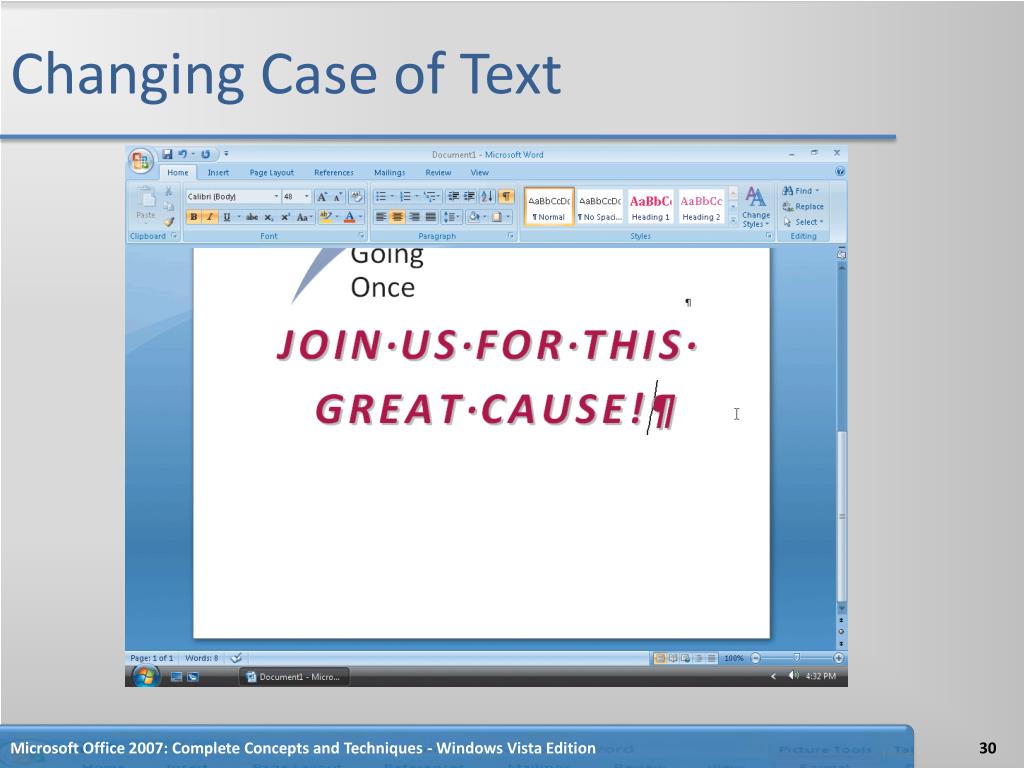 PPT Microsoft Word 2007 Chapter 4 PowerPoint Presentation, free