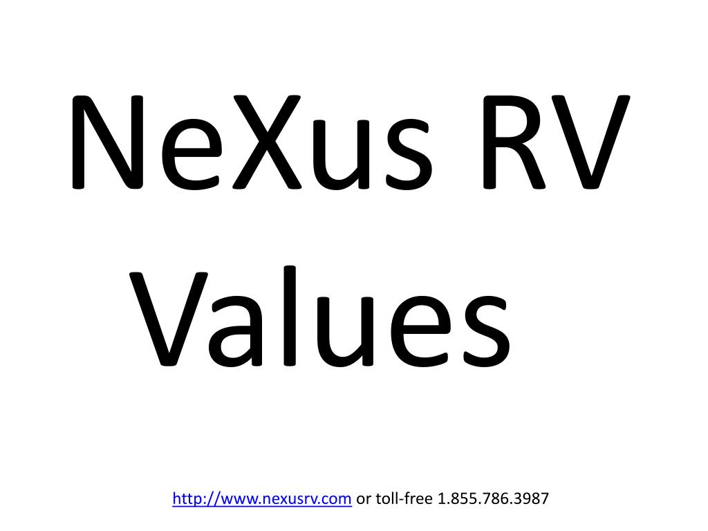PPT About Us NeXus RV PowerPoint Presentation, free download ID