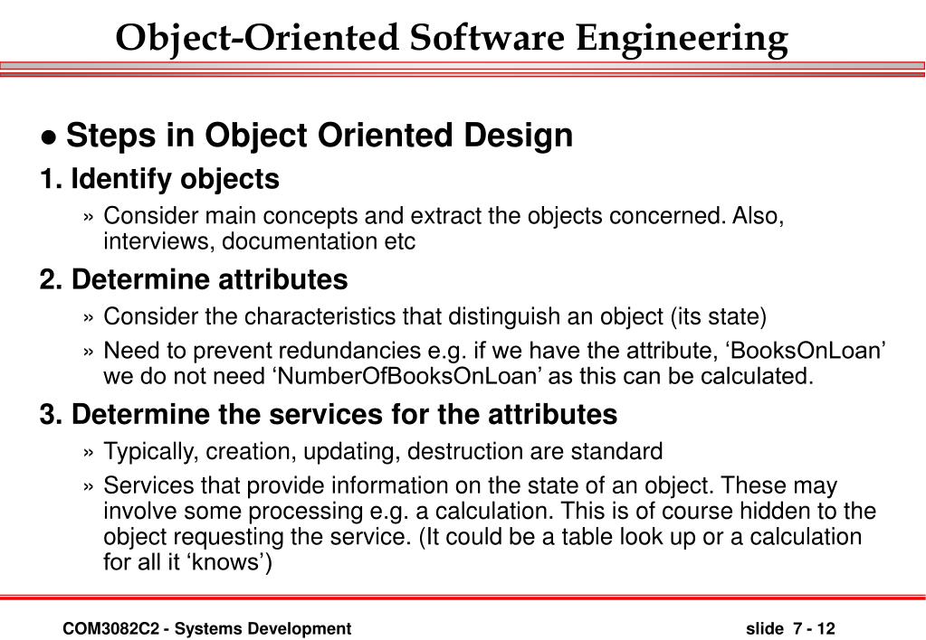 PPT ObjectOriented Software Engineering PowerPoint Presentation