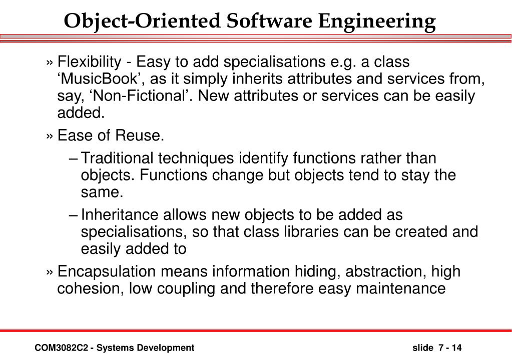 PPT ObjectOriented Software Engineering PowerPoint Presentation