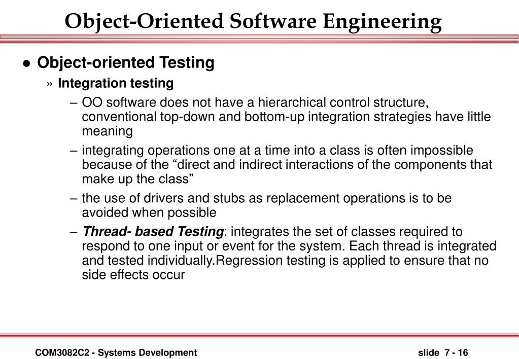 PPT ObjectOriented Software Engineering PowerPoint Presentation