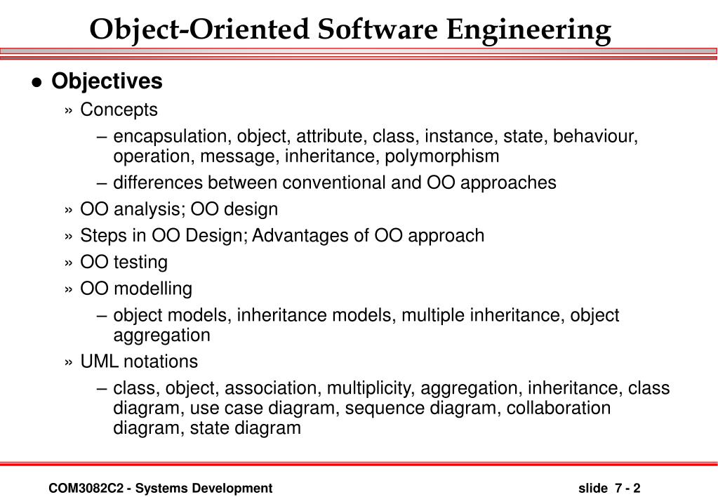 PPT ObjectOriented Software Engineering PowerPoint Presentation