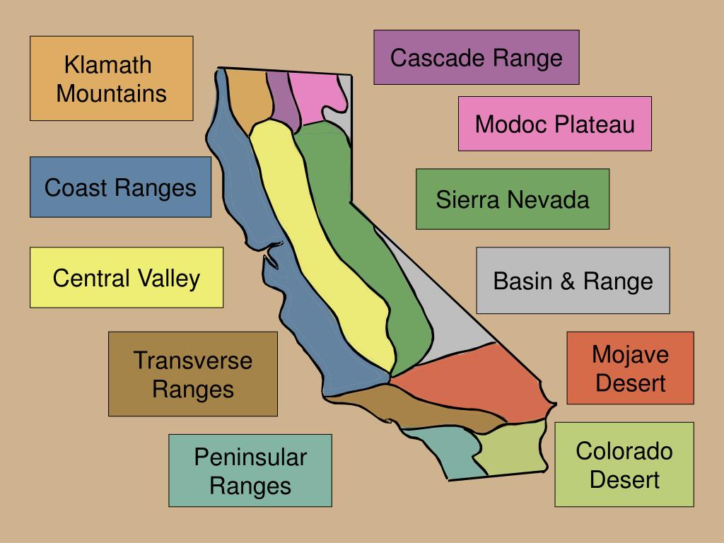 PPT Landforms of California PowerPoint Presentation, free download ID413857