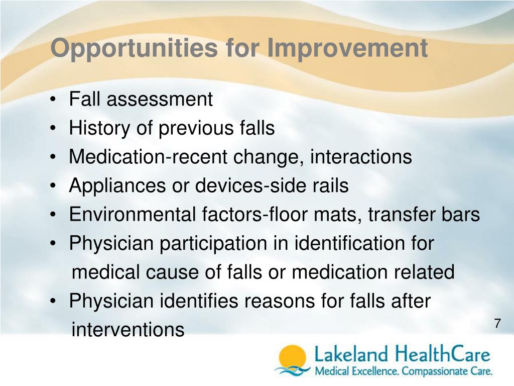 PPT Implementation Example Fall/Fall Risk Clinical Process Guideline