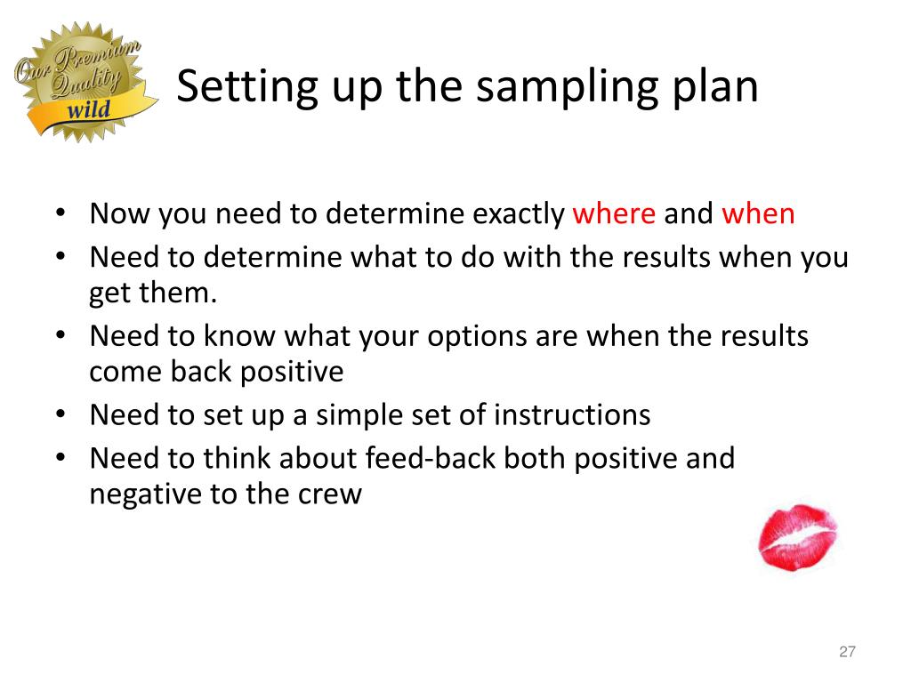 PPT Setting up an Environmental Sampling Plan PowerPoint Presentation
