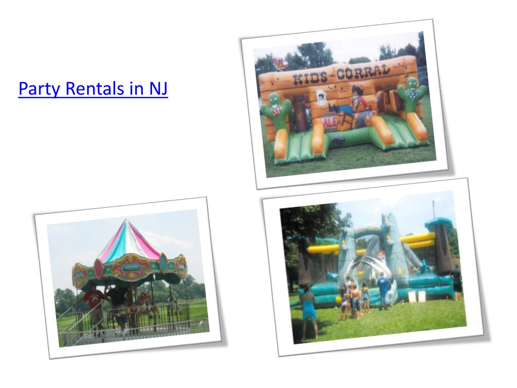 PPT New Jersey Party Rentals PowerPoint Presentation, free download
