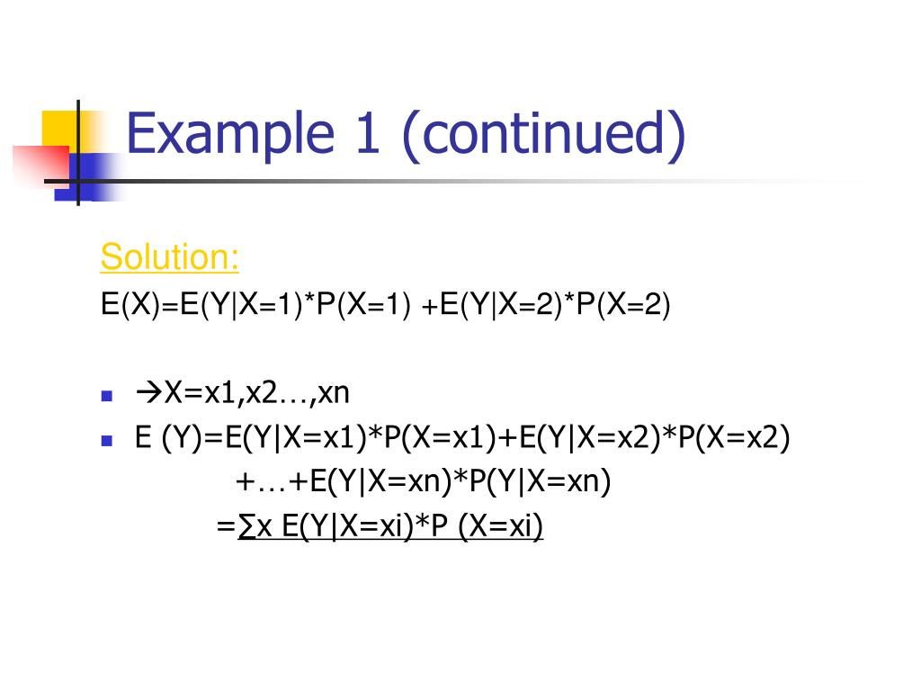 PPT The Law of I terated E xpectation PowerPoint Presentation, free