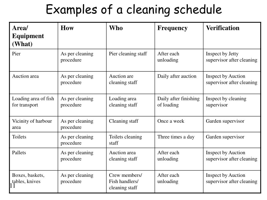 PPT Cleaning procedures PowerPoint Presentation, free download ID