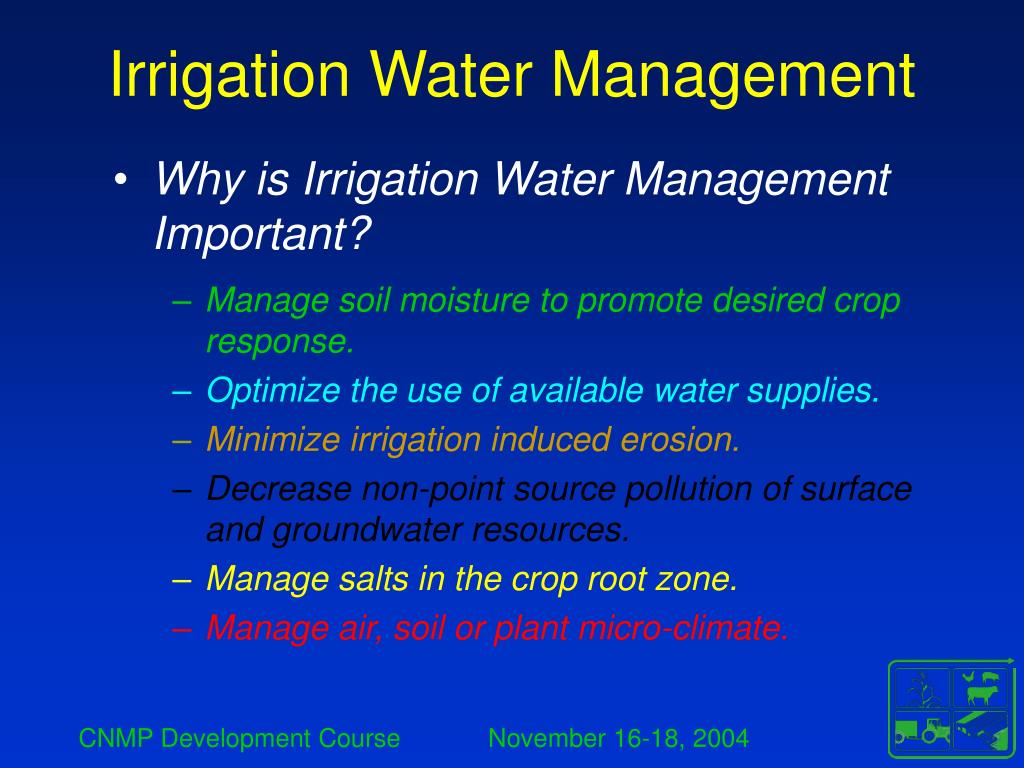 PPT Irrigation Water Management PowerPoint Presentation, free