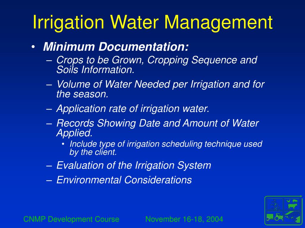 PPT Irrigation Water Management PowerPoint Presentation, free