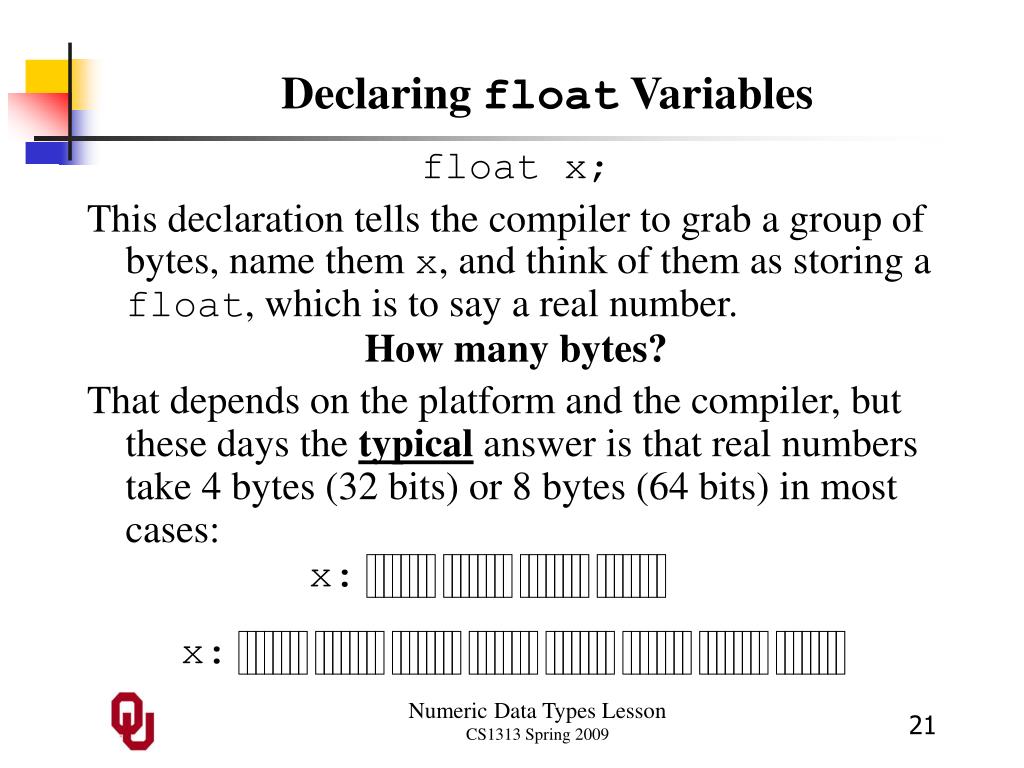 PPT Numeric Data Types Outline PowerPoint Presentation, free download
