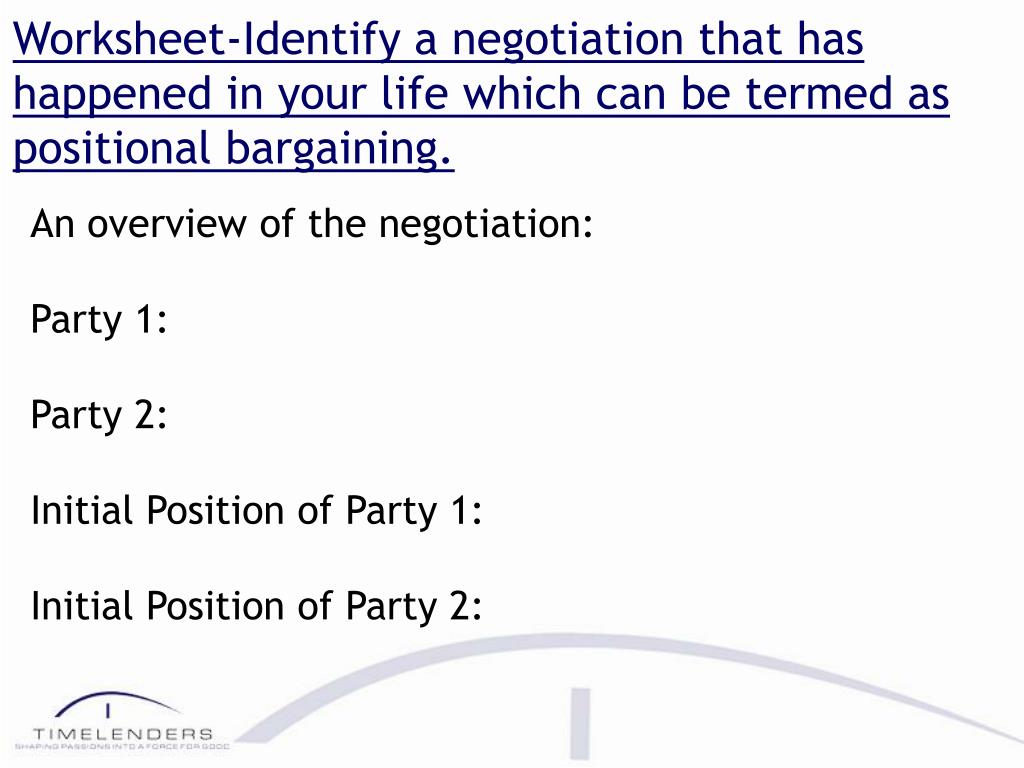 PPT Instructions for the car negotiation exercise PowerPoint