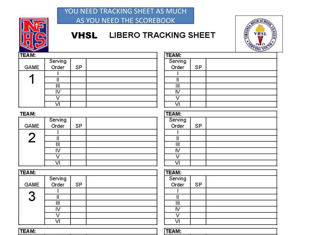 PPT Helpful Hints Keeping Track of Libero Play Action PowerPoint