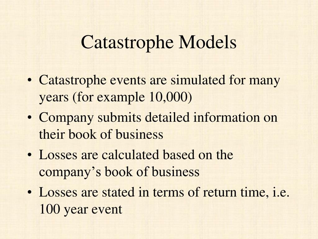 PPT Catastrophe Models PowerPoint Presentation, free download ID420573
