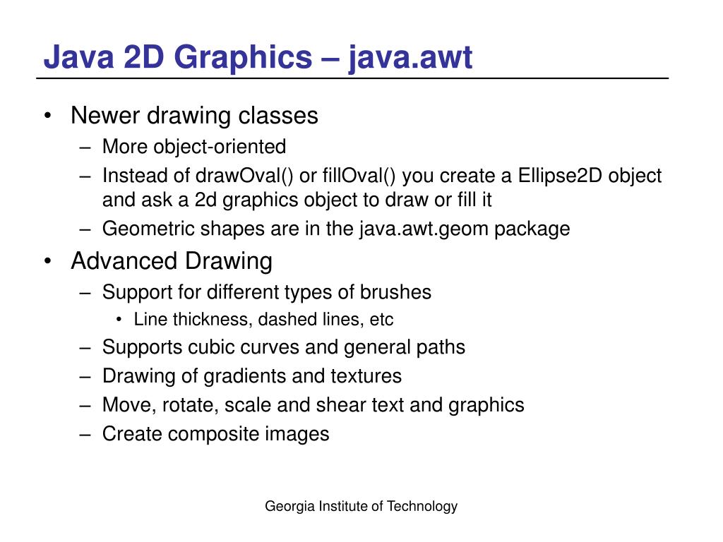 PPT Drawing in Java part 2 PowerPoint Presentation, free download
