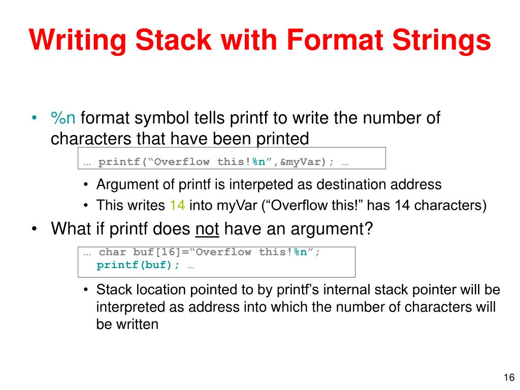 PPT Buffer Overflows PowerPoint Presentation, free download ID421538