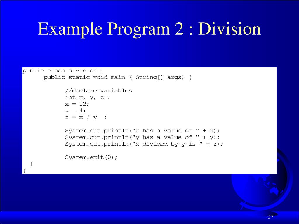 PPT Programming with Java PowerPoint Presentation, free download ID